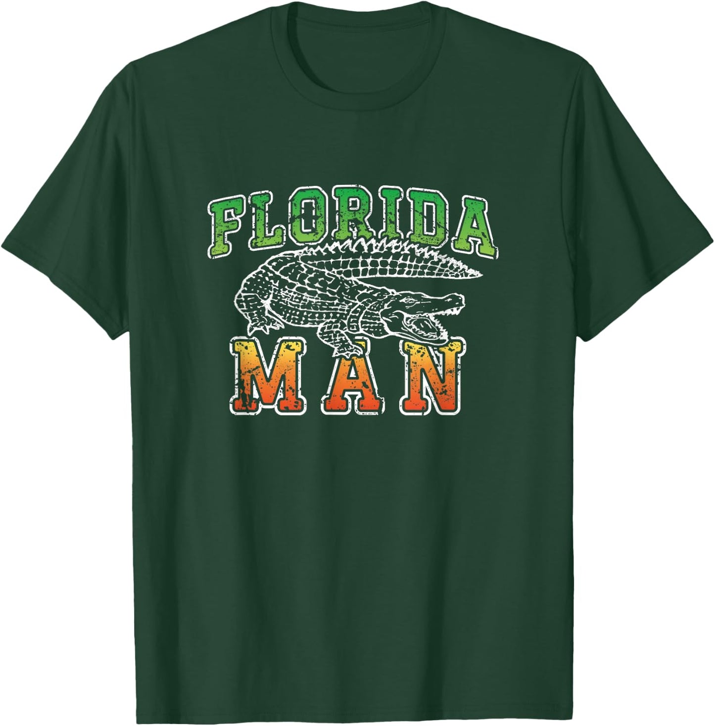 Florida Man Alligator Shirt - Funny Florida Meme T-Shirt - T-Shirt | Forest