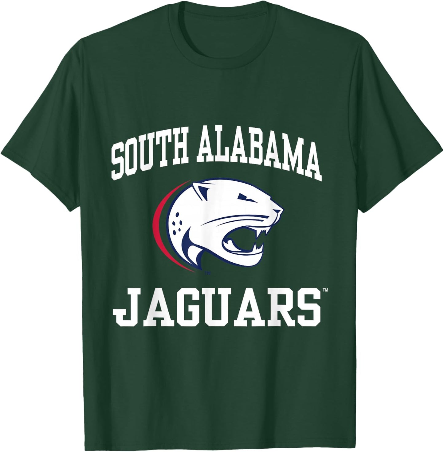 South Alabama Jaguars | Official NCAA Merch | NCAFSAL02 T-Shirt - T-Shirt | Forest