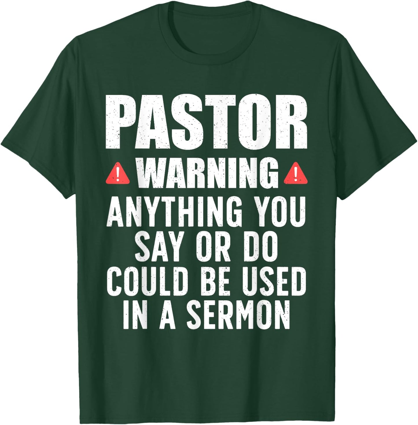 Best Pastor Appreciation Art Dad Christian Bible T-Shirt - T-Shirt | Forest