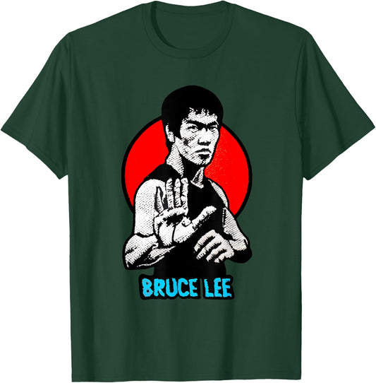 Bruce Lee's Kung Fu Jeet Kune Do King of Kung Fu , -Adults, Black, Small, Short Sleeve T-Shirt - T-Shirt | Forest
