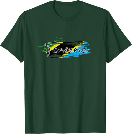 Tanzania Flag T-Shirt - T-Shirt | Forest