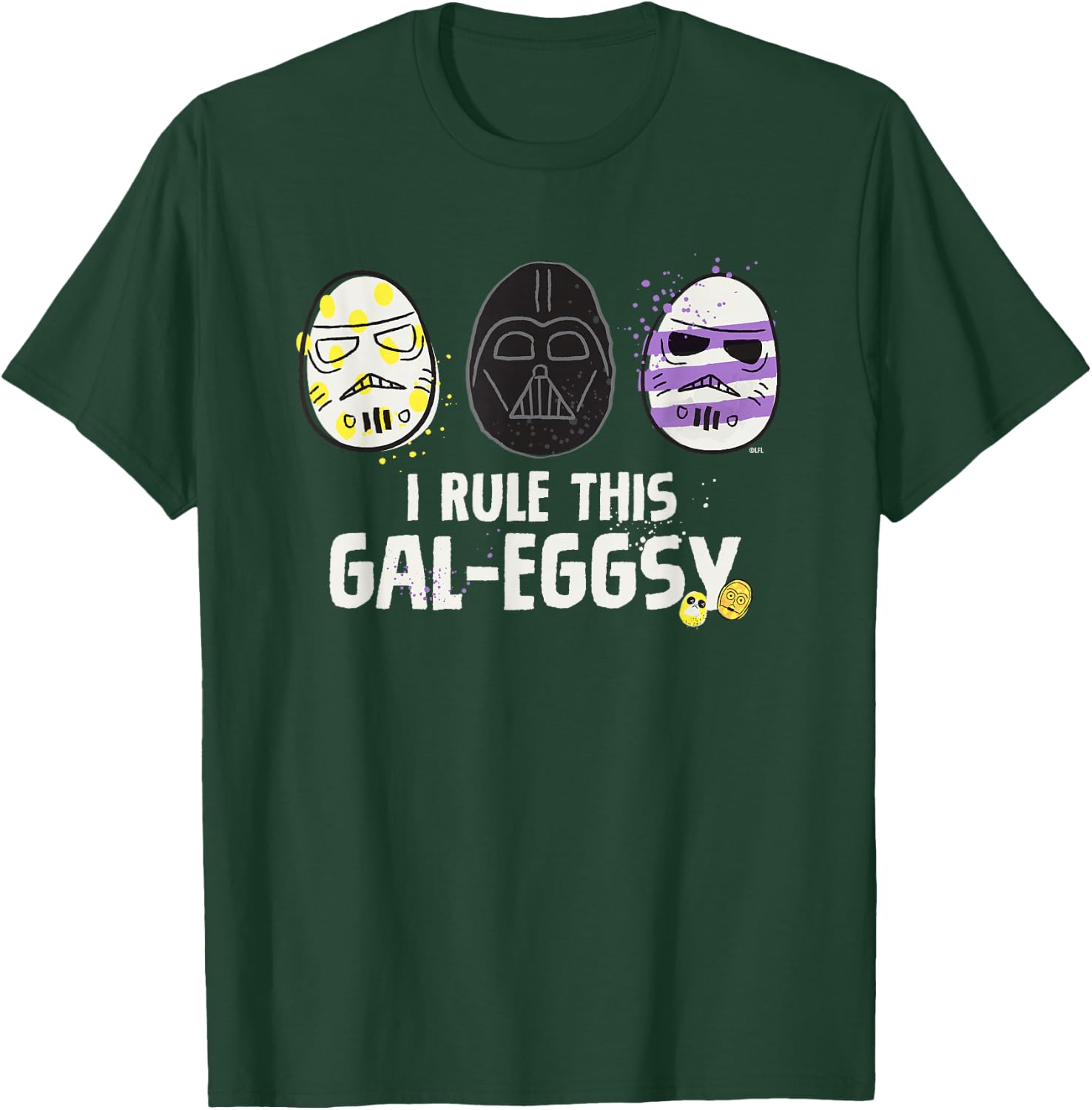 Star Wars I Rule This Gal-Eggsy Darth Vader Empire Easter T-Shirt - T-Shirt | Forest