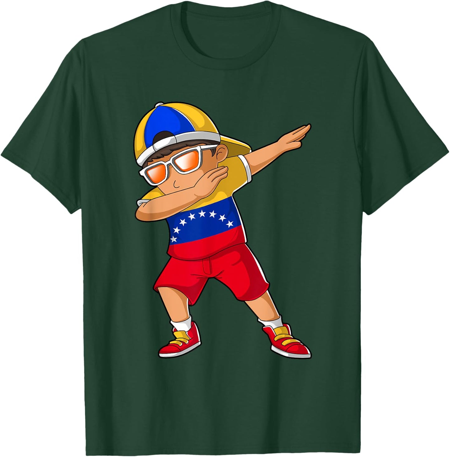 Venezuelan Boy Kid Patriotism Venezuela Roots Heritage Small T-Shirt - T-Shirt | Forest