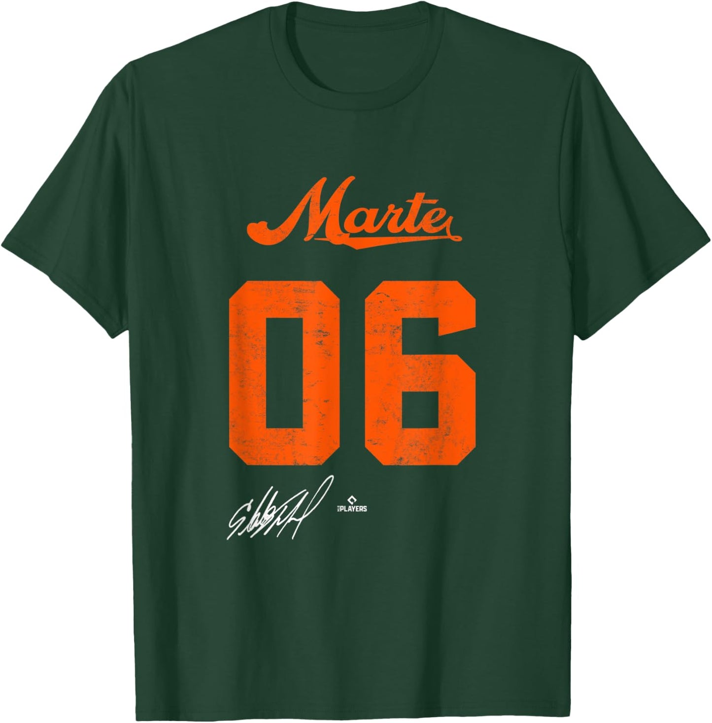 Starling Marte 06 Starling Marte New York MLBPA T-Shirt - T-Shirt | Forest
