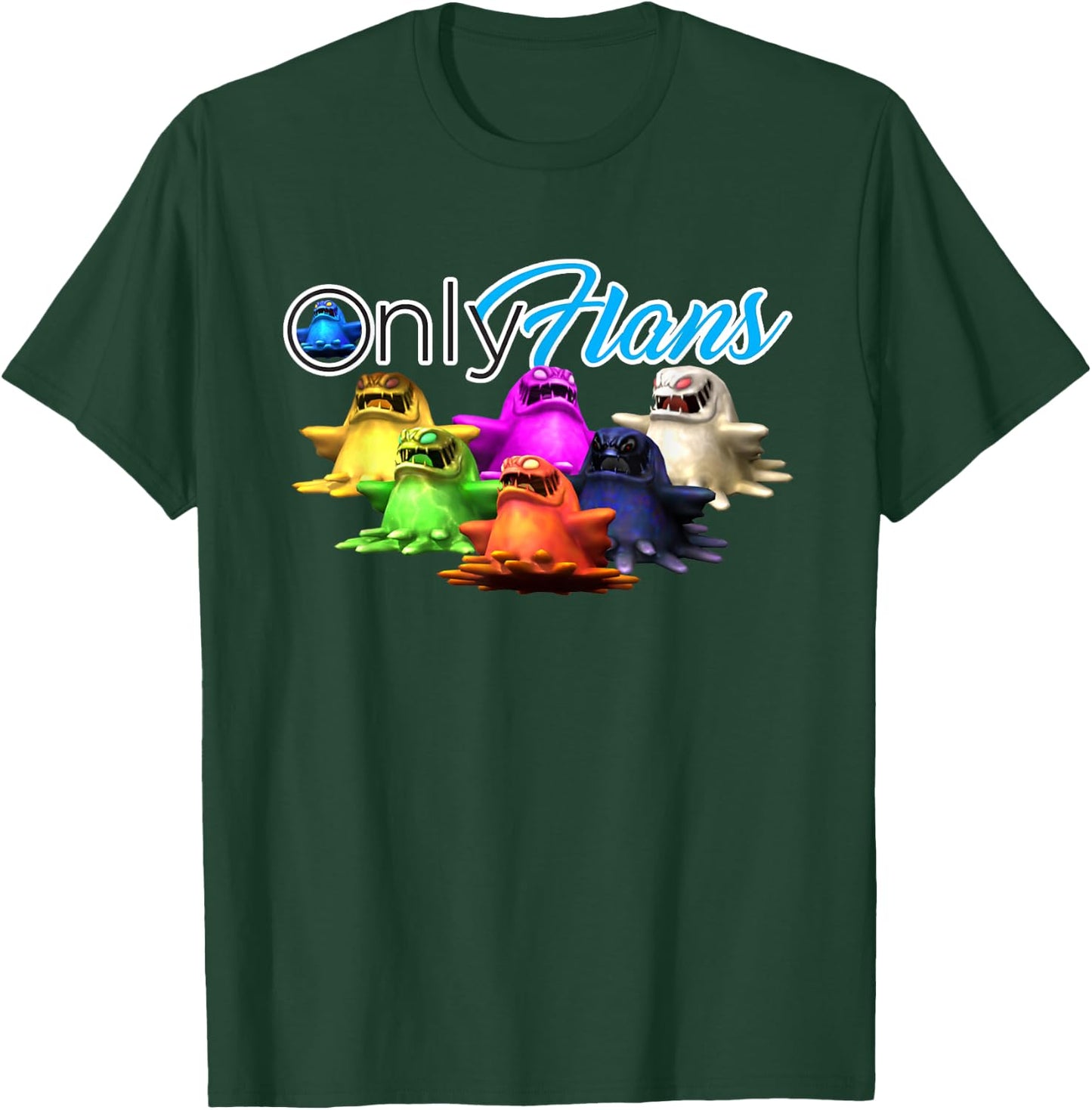 Funny Onlyflans Meme Fantasy T-Shirt - T-Shirt | Forest