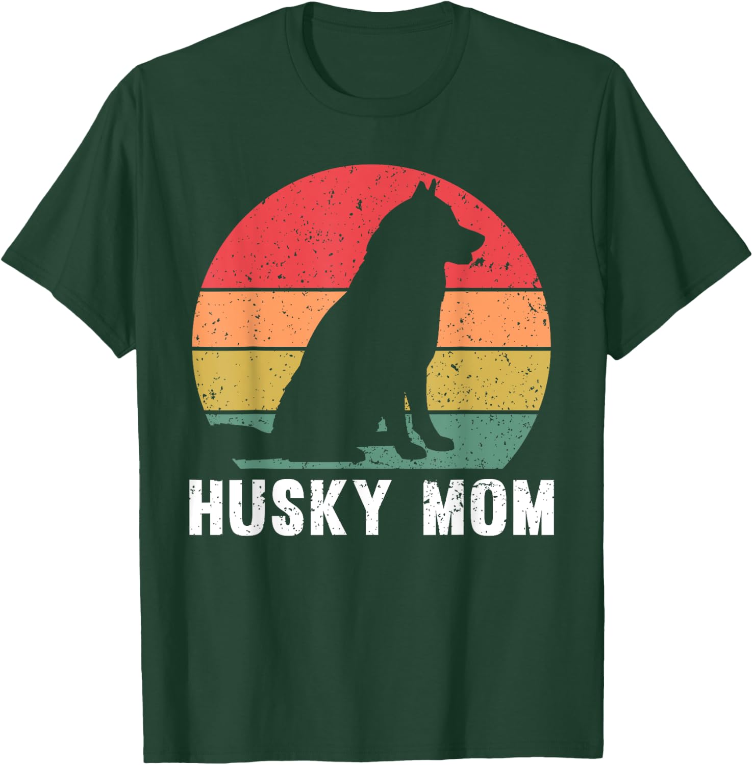 Best Husky Design For Mom Women Siberian Husky Dog Lovers T-Shirt - T-Shirt | Forest