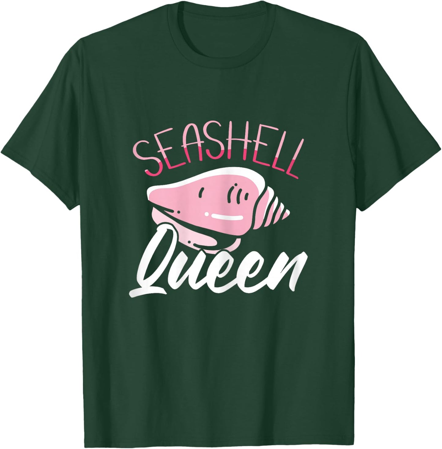 Seashell Queen Shelling Seashell Collecting T-Shirt - T-Shirt | Forest