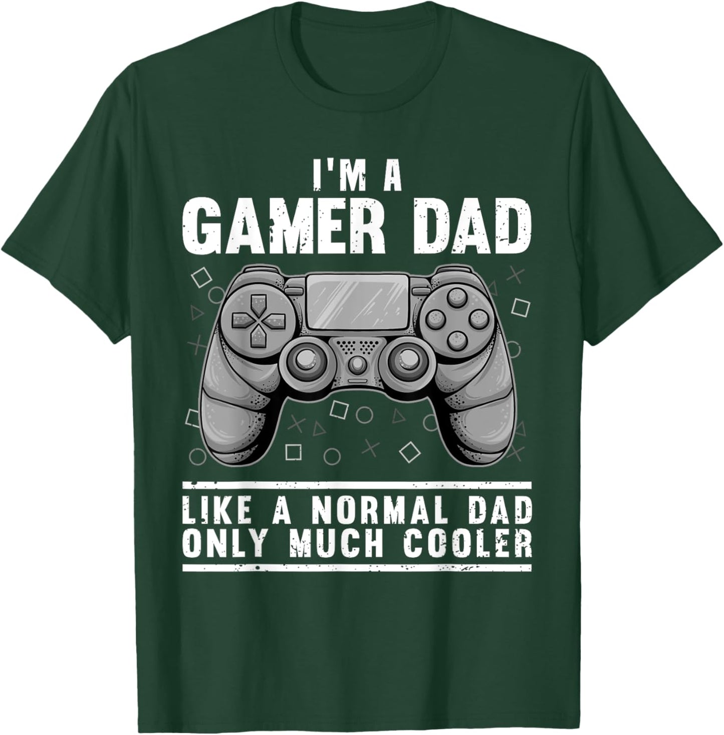 Funny Gamer Dad Design Husband Gaming Father's Day T-Shirt - T-Shirt | Forest