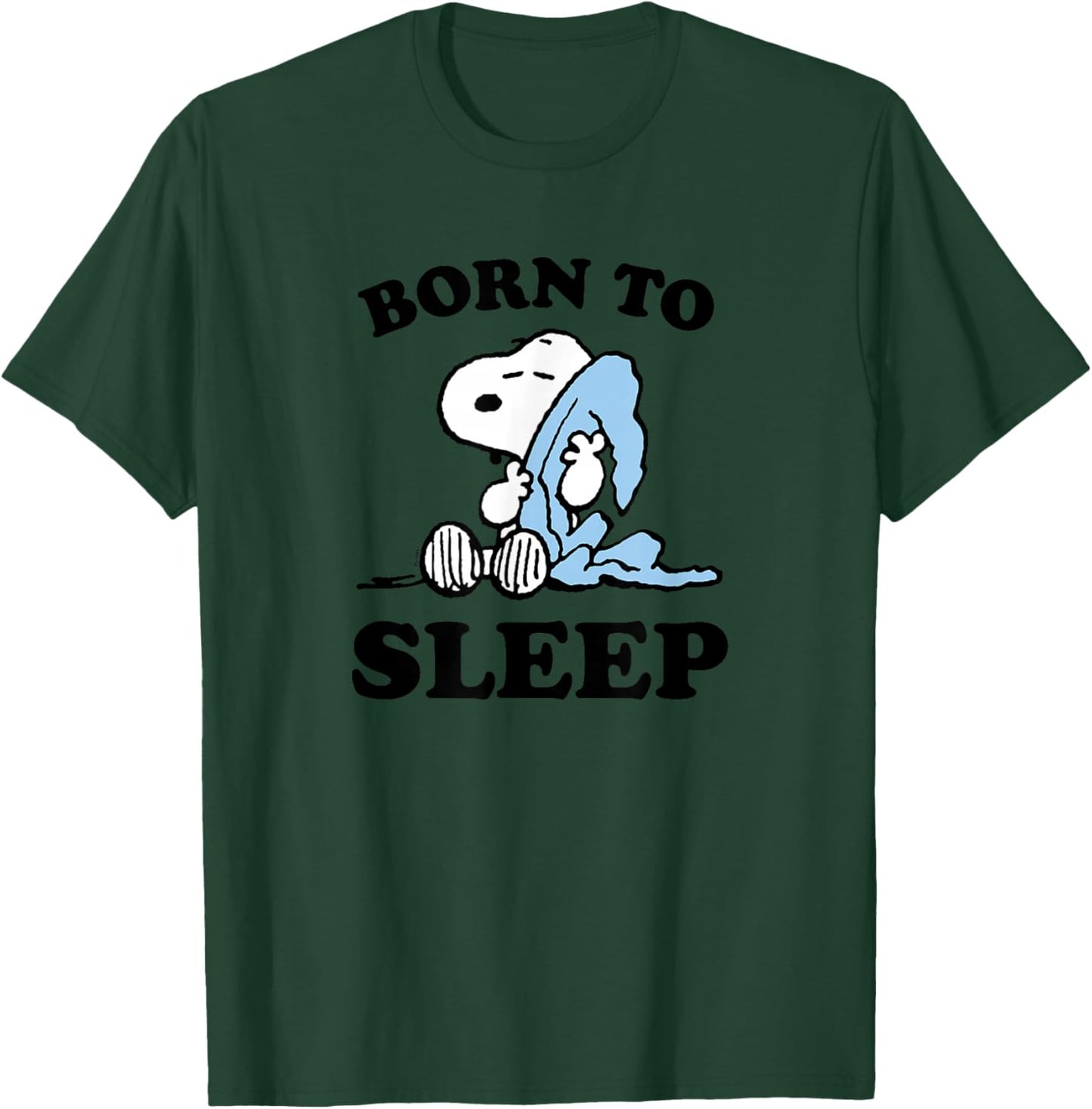 Peanuts - Snoopy Born to Sleep T-Shirt - T-Shirt | Forest