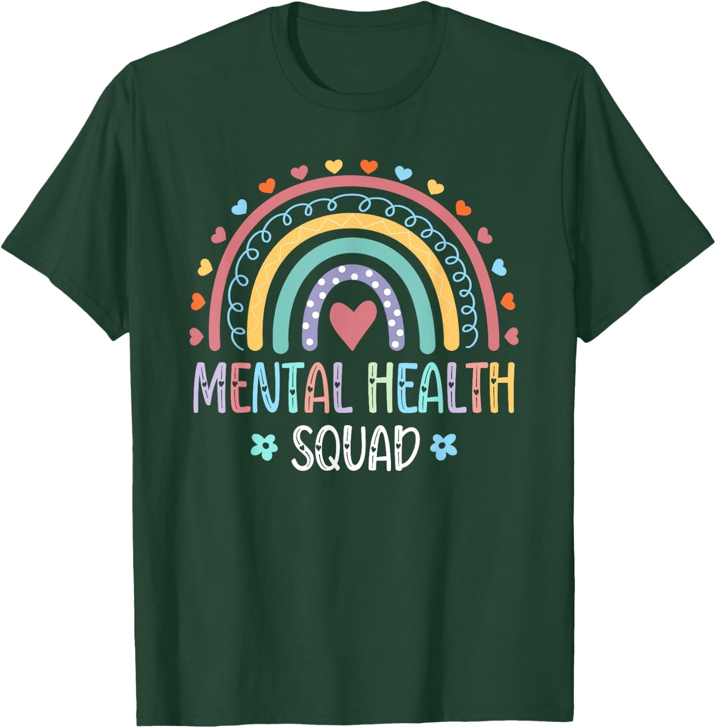 Mental Health Squad Brain Illness Mental Health Awareness T-Shirt - T-Shirt | Forest