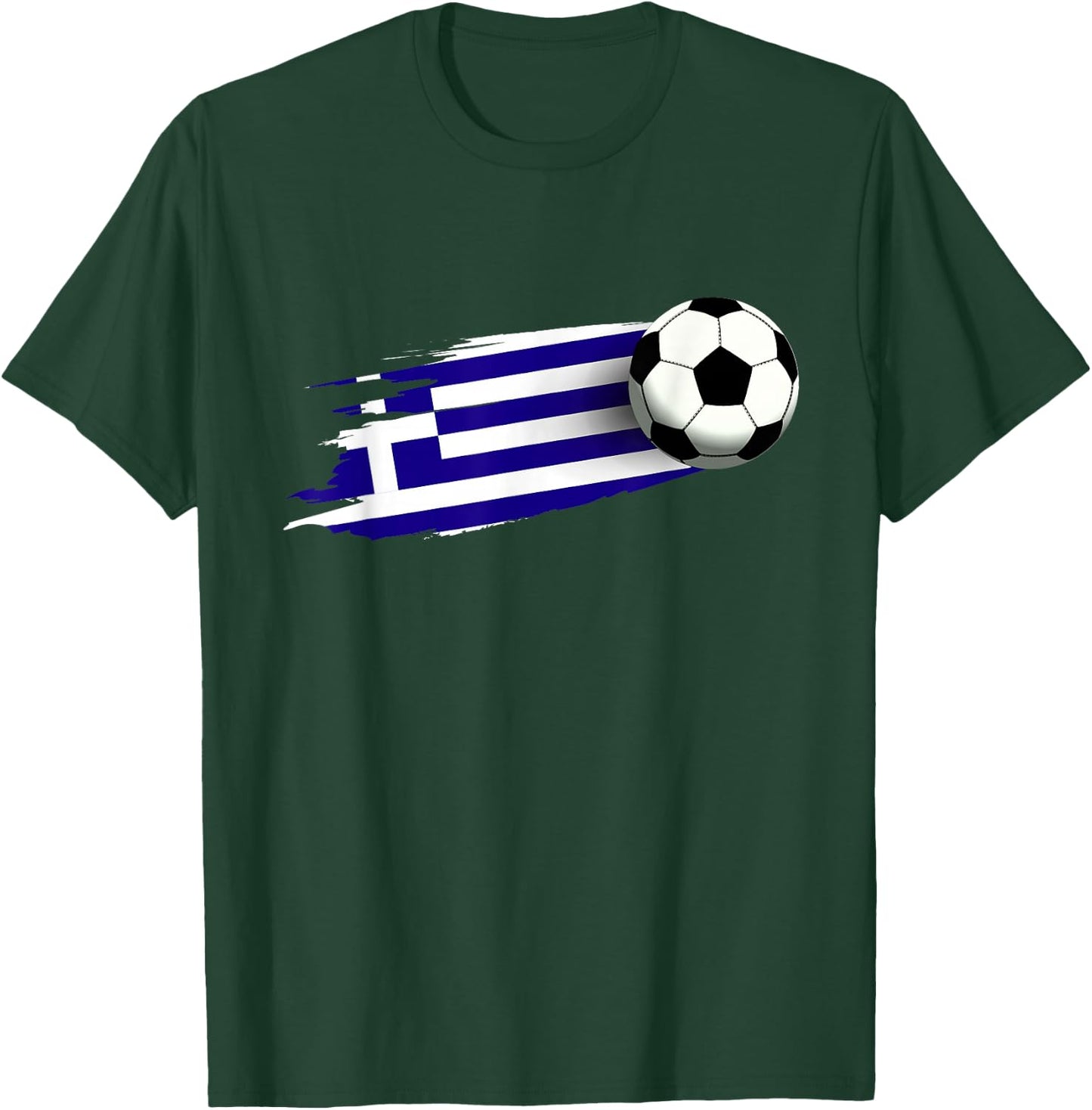 Greece Flag Jersey Greek Soccer Team Greek T-Shirt - T-Shirt | Forest