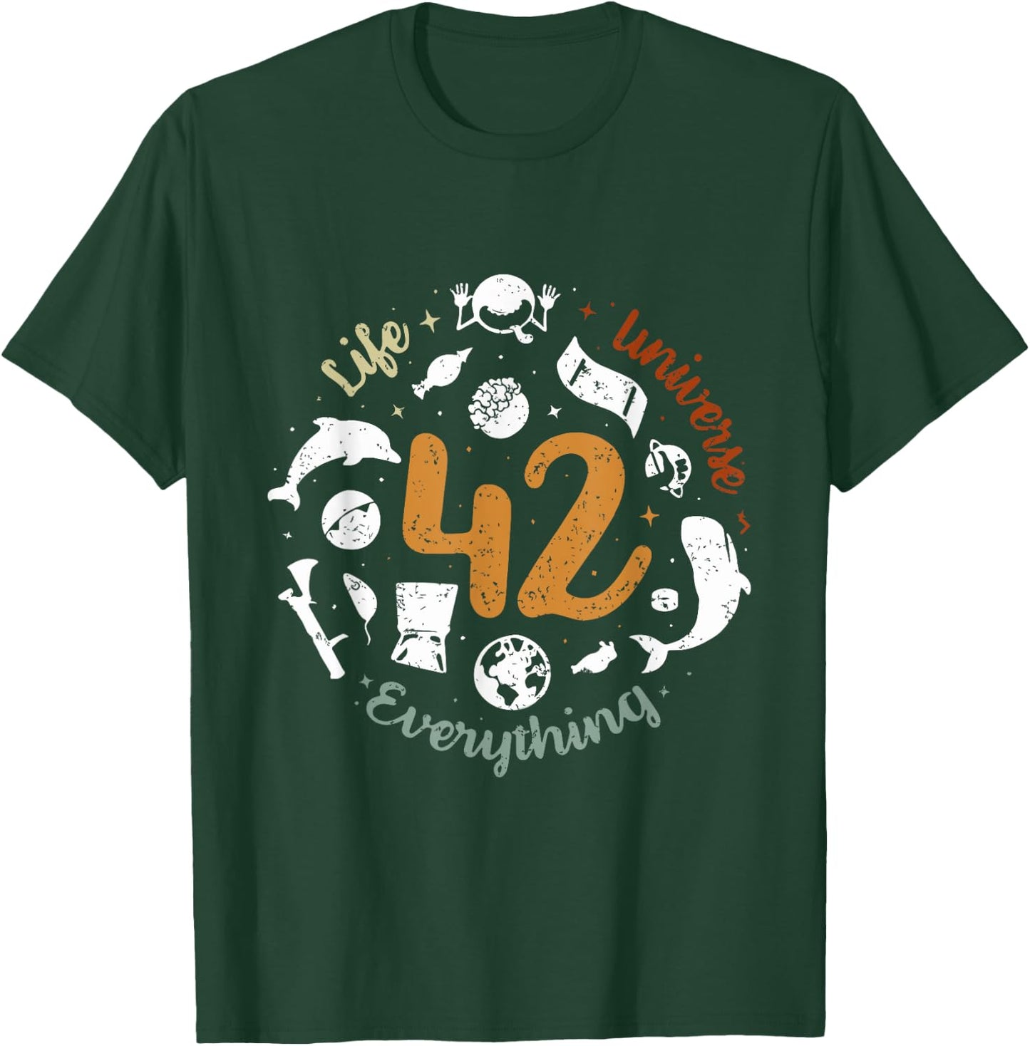The 42 Answer to Life The Universe and Everything T-Shirt - T-Shirt | Forest