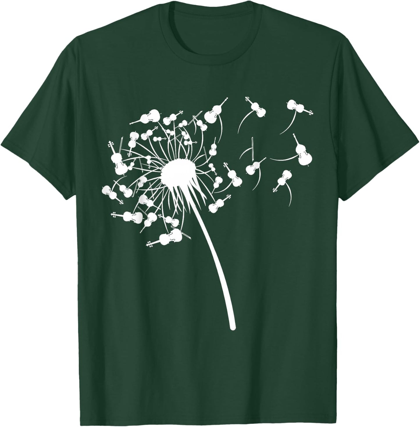 Dandelion Cello Shirt for Cellist | Cello T-Shirt - T-Shirt | Forest