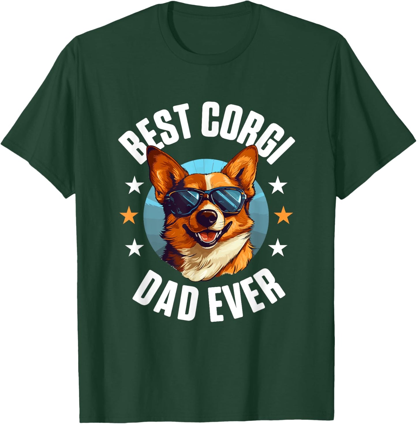 Pembroke Welsh Corgi - Best Corgi Dad Ever T-Shirt - T-Shirt | Forest