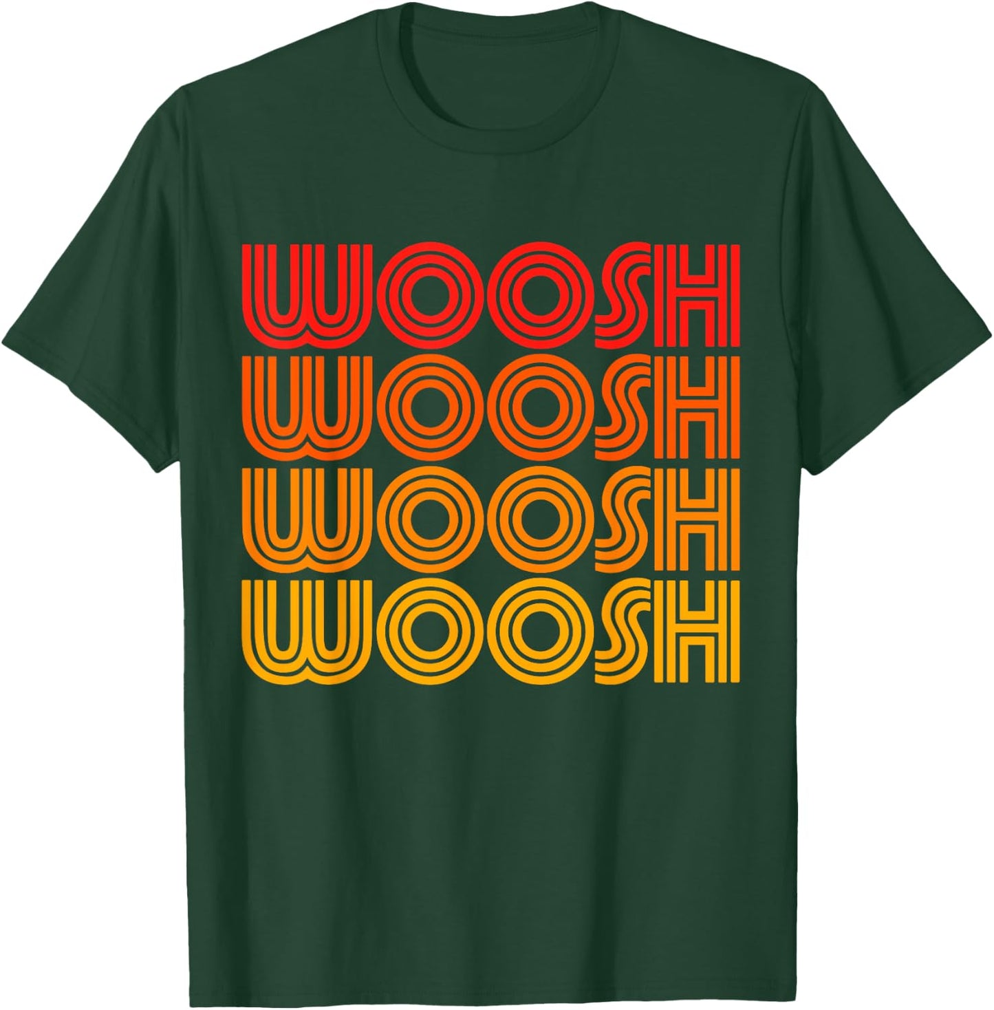 Woosh Funny Word Joke Went Over My Head Fast Sports Race Fan T-Shirt - T-Shirt | Forest