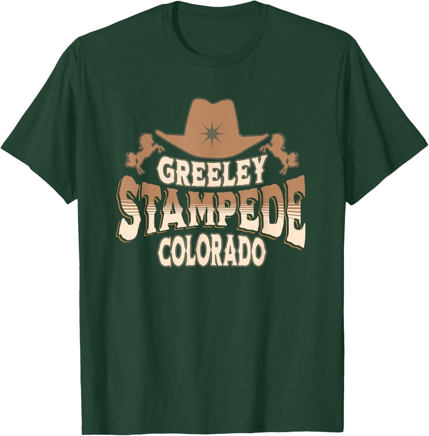 Greeley Stampede Colorado Rodeo T-Shirt - T-Shirt | Forest