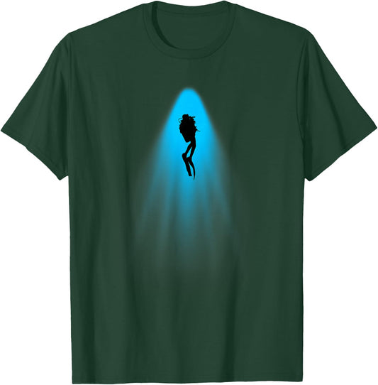 Scuba Diver - Ocean Underwater Scuba Diving Freediving T-Shirt - T-Shirt | Forest