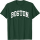 Boston - Massachusetts - Worn Style Design - Classic T-Shirt - T-Shirt | Forest