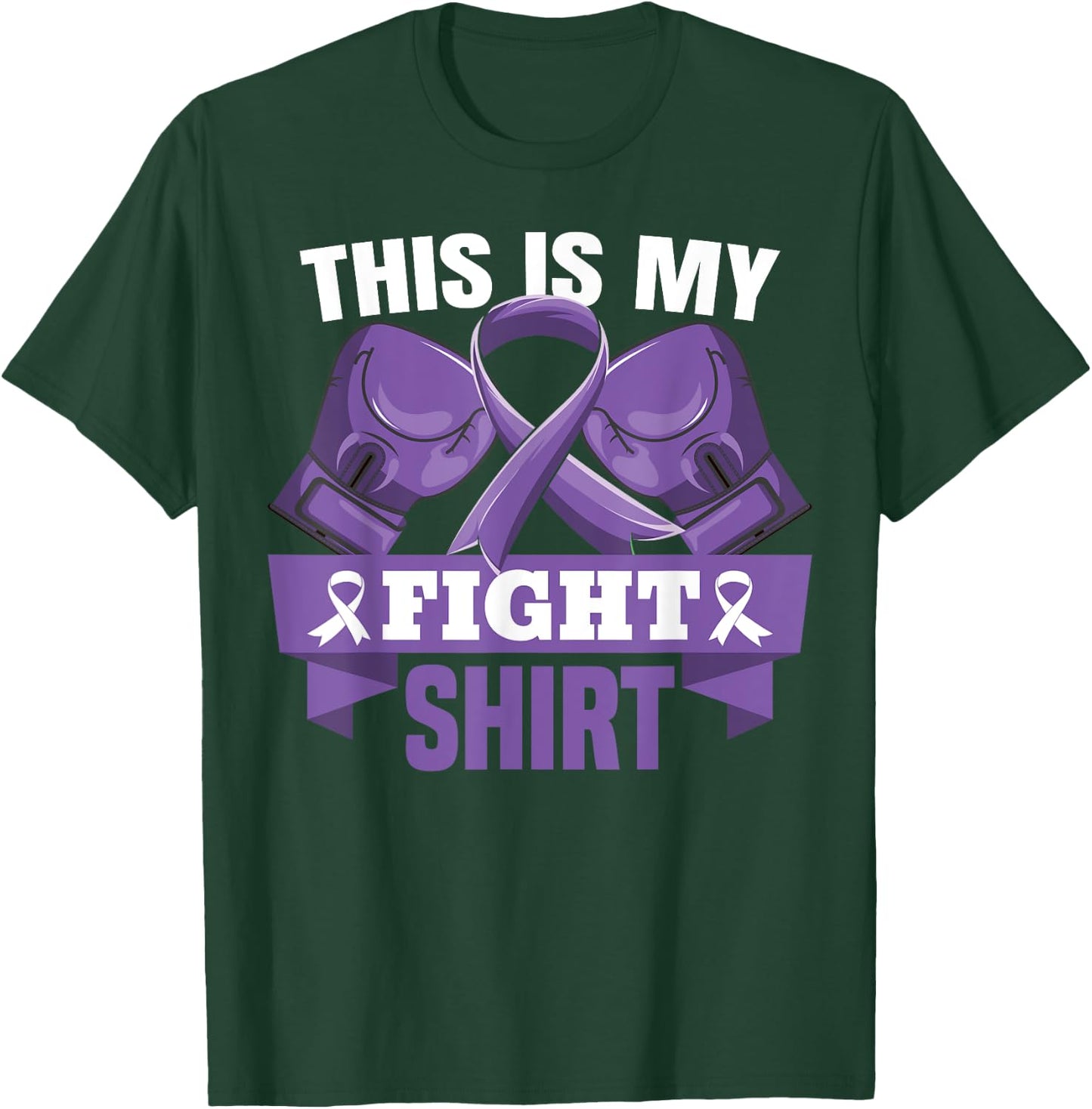 This Is My Fight Shirt Hodgkin lymphoma Fighter Strong T-Shirt - T-Shirt | Forest