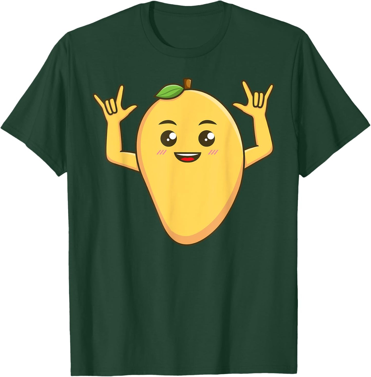 Funny Mango Designs Women Fruitarians Farmer Foodies T-Shirt - T-Shirt | Forest