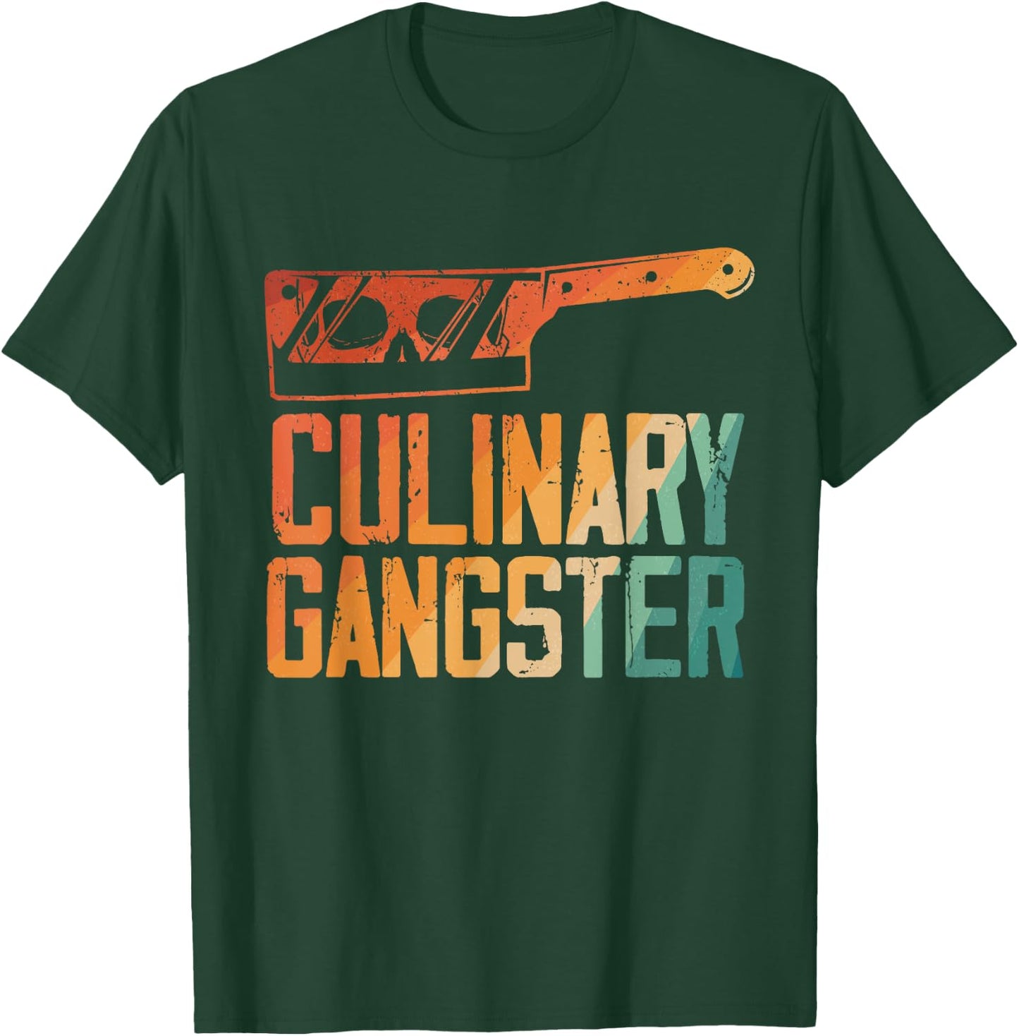 Funny Chef Art Kitchen Restaurant Cooking Lovers T-Shirt - T-Shirt | Forest