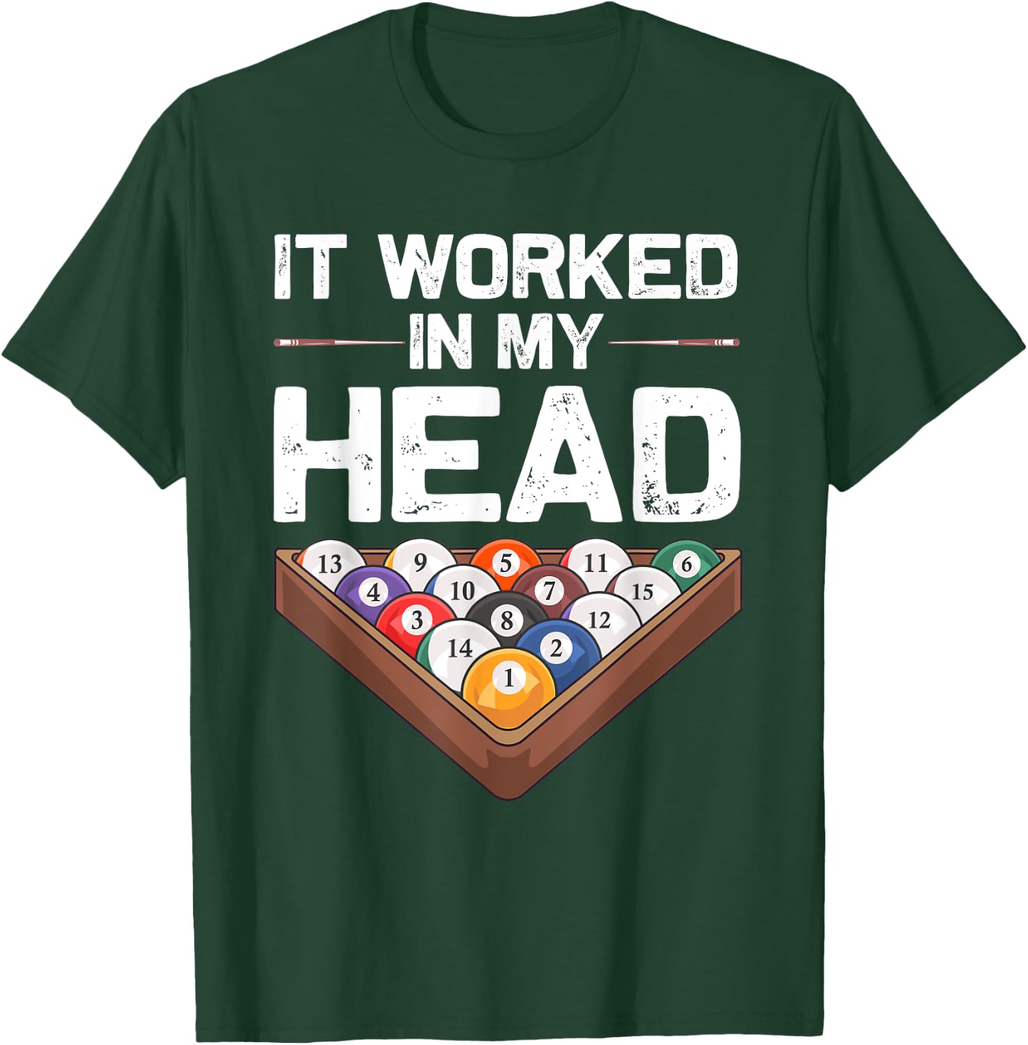 Funny Pool Billiards Design Women Pool Game Players T-Shirt - T-Shirt | Forest