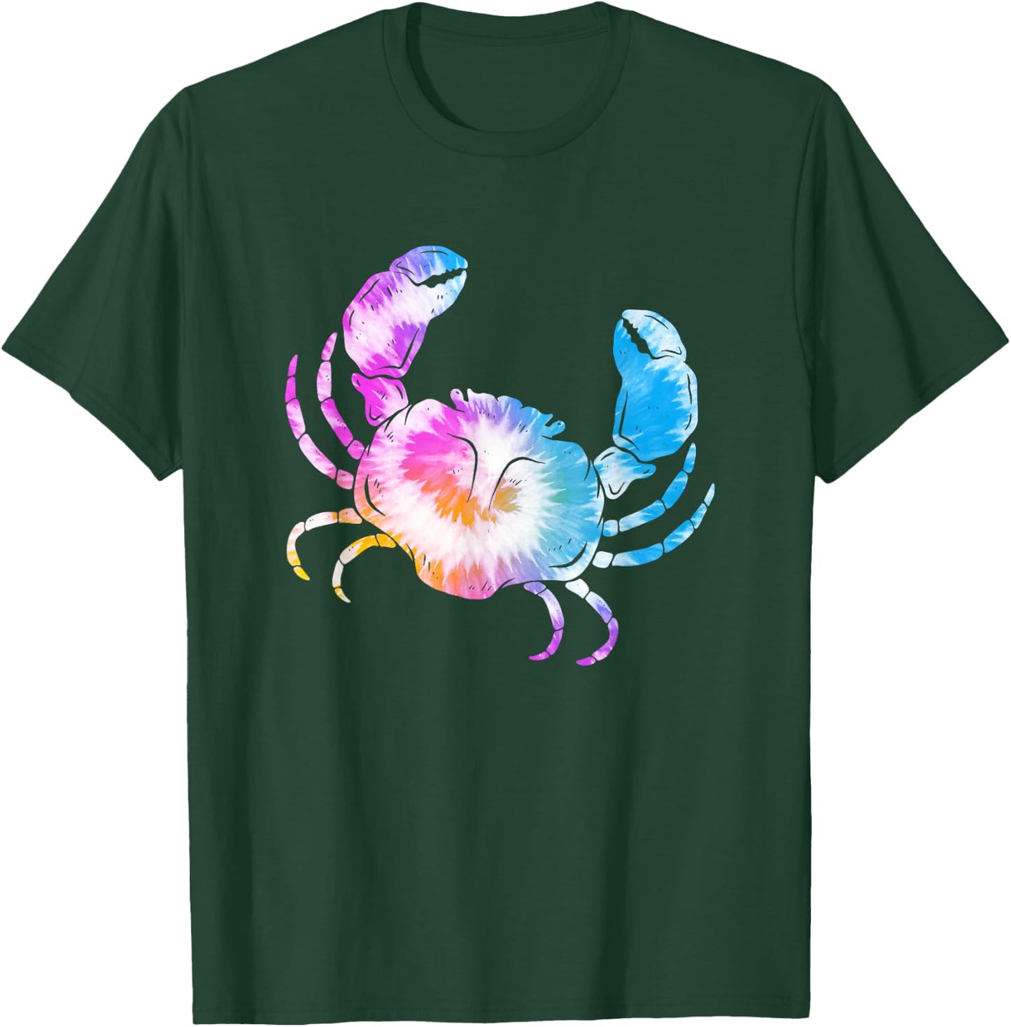 Colorful Crab - Fishing Hunting Animal Crustaceans T-Shirt - T-Shirt | Forest