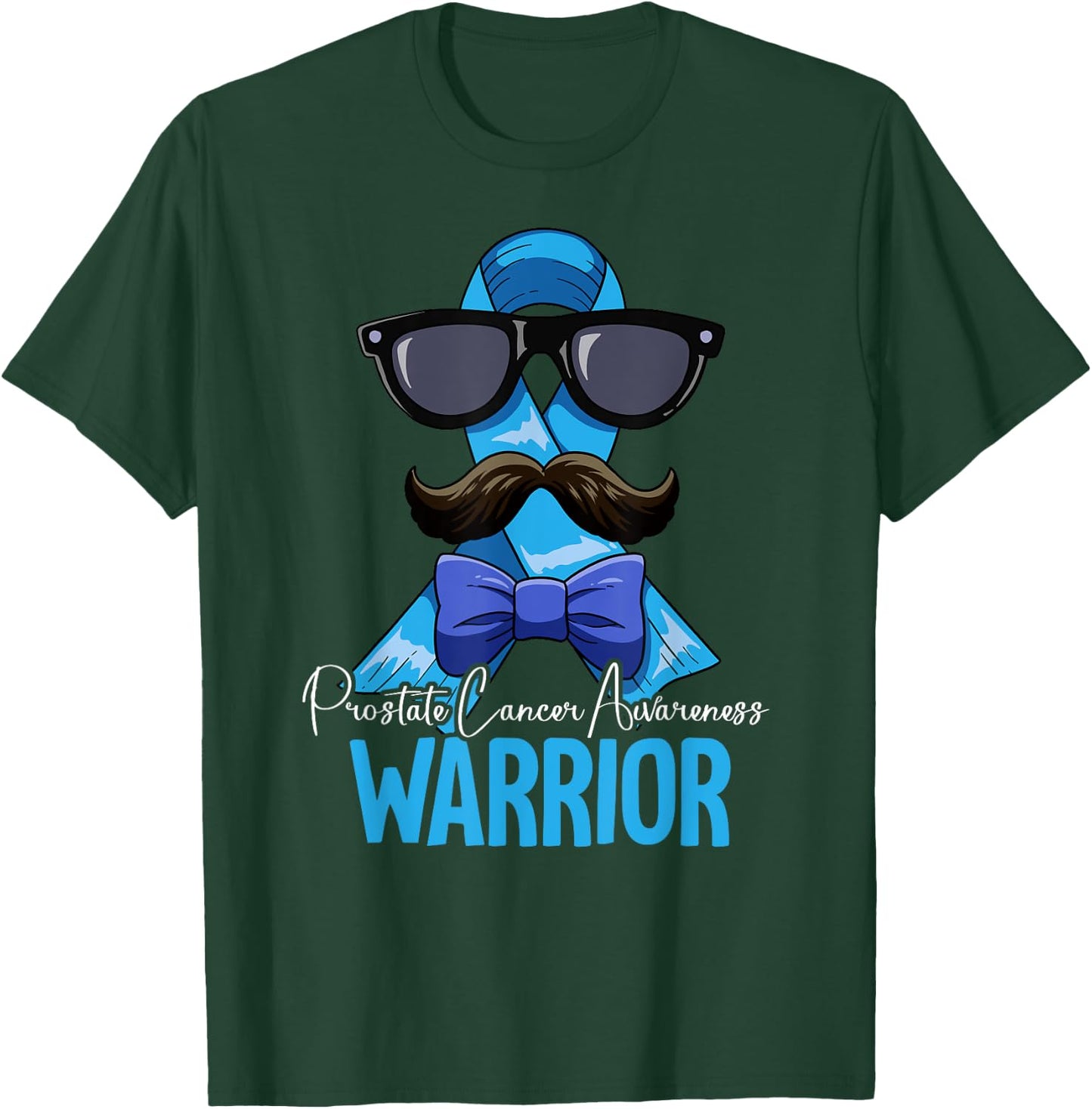 Warrior Prostate Cancer Awareness T-Shirt - T-Shirt | Forest