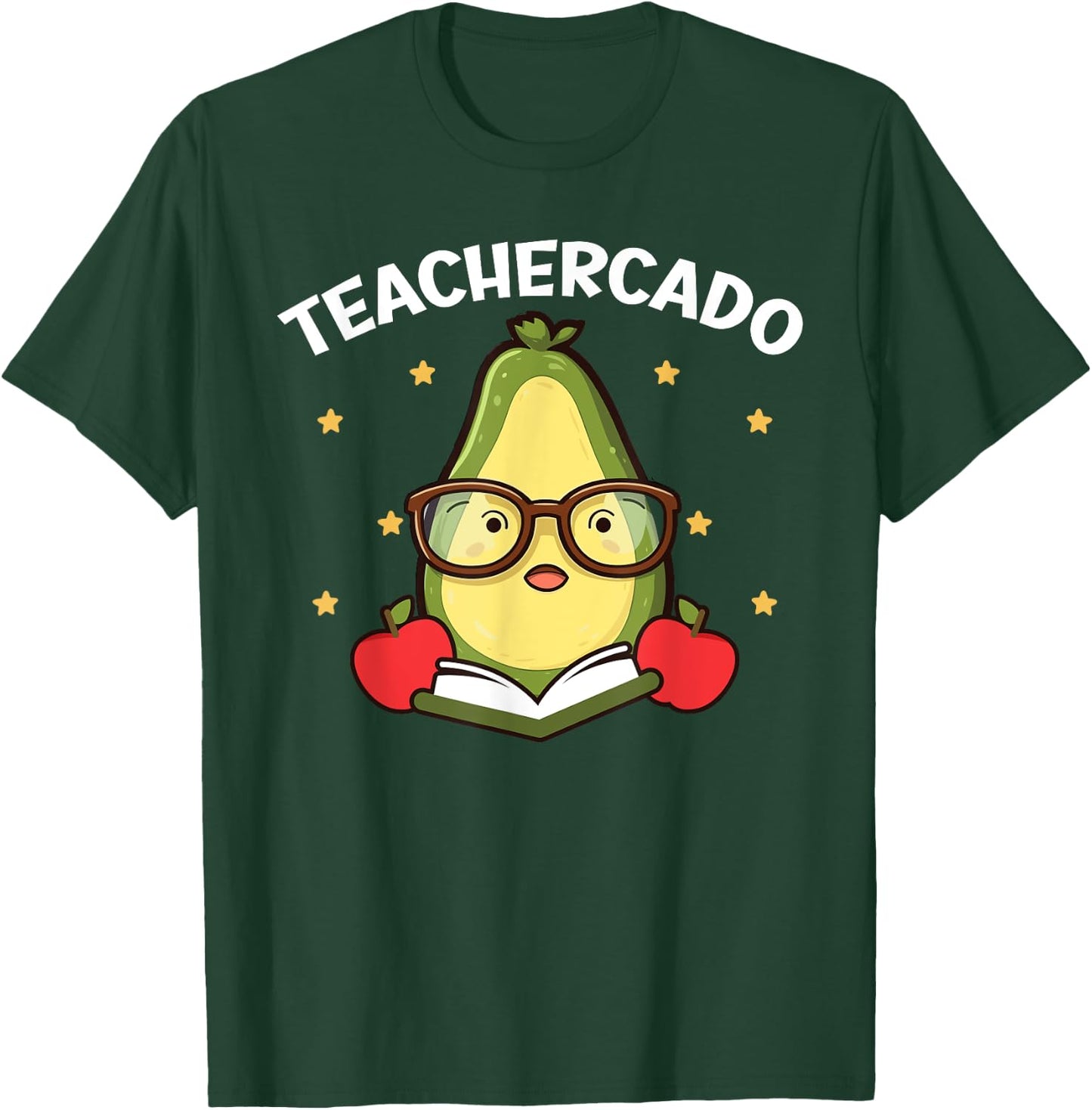 Avocado Teacher Fruit Guac Teaching Guacamole Lover T-Shirt - T-Shirt | Forest