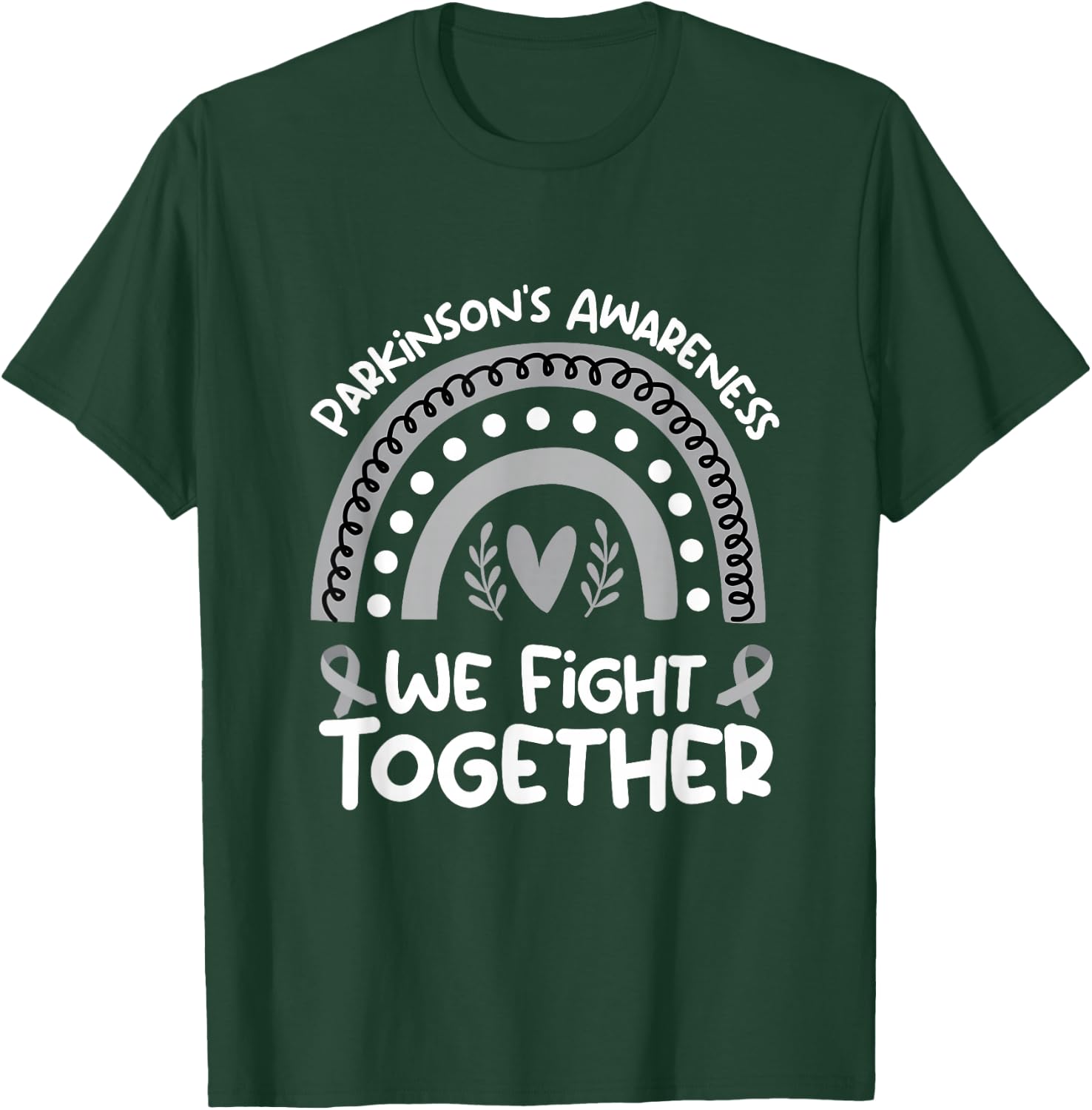 Together we fight awareness of Parkinsons Disease T-Shirt - T-Shirt | Forest