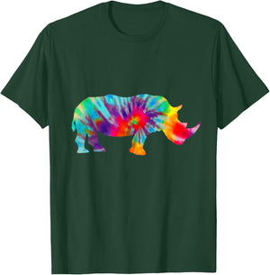 Rhino Tie Dye Vintage Rhino T-Shirt - T-Shirt | Forest