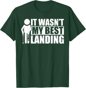 Get Well Soon Broken Knee ACL Recovery Surgery Recovery T-Shirt - T-Shirt | Forest