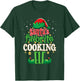Santa's Favorite Cooking Elf Christmas Matching Cooks T-Shirt - T-Shirt | Forest