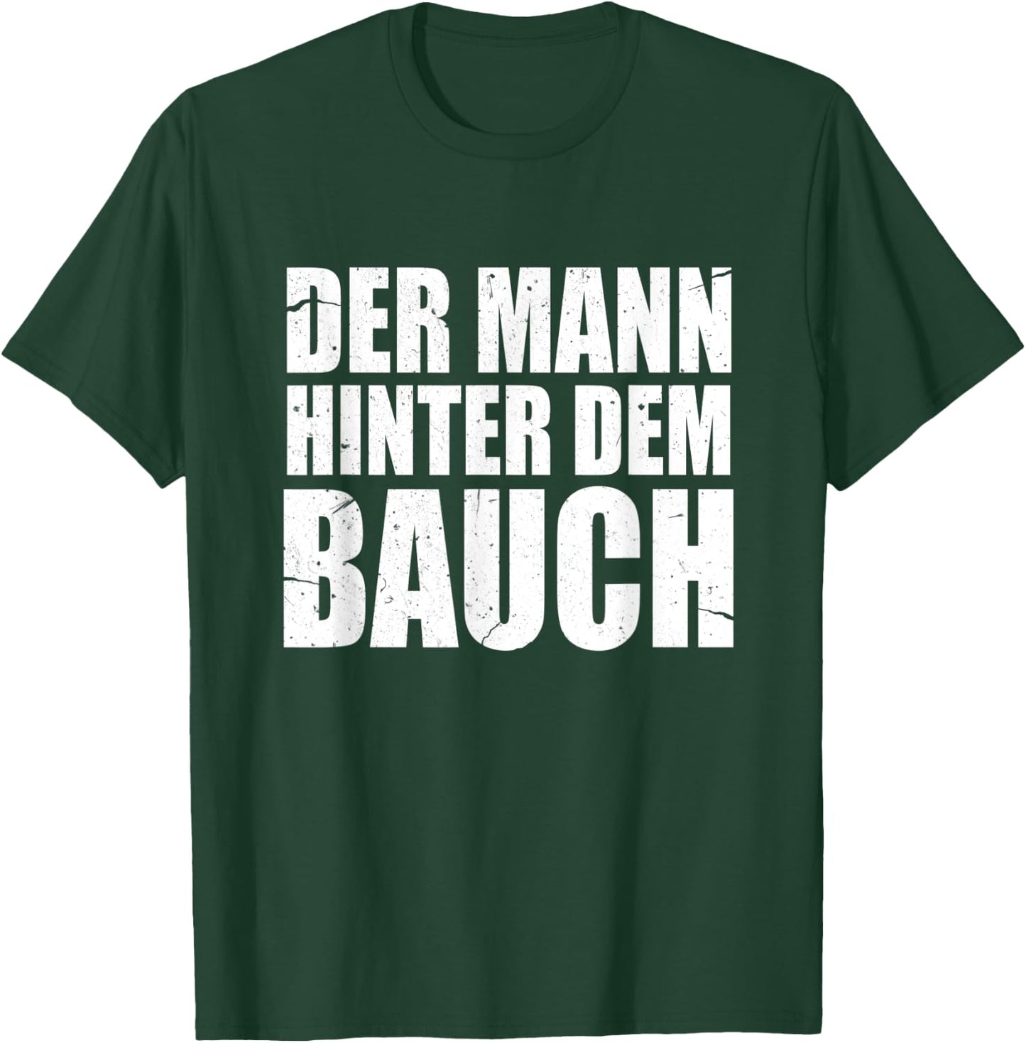 Pregnancy Der Mann Hinter Dem Bauch Dad To Be German Grunge T-Shirt - T-Shirt | Forest