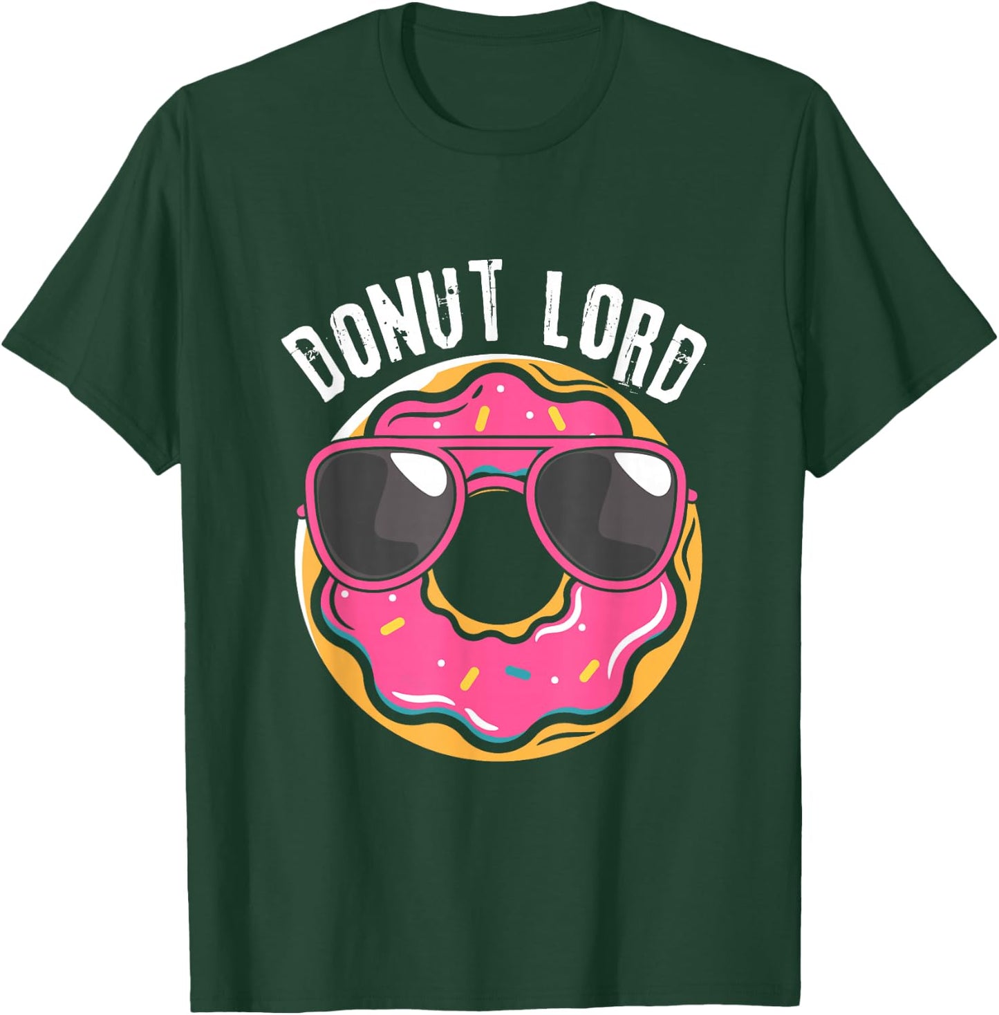 Donut Lord Funny Doughnut Lover T-Shirt - T-Shirt | Forest