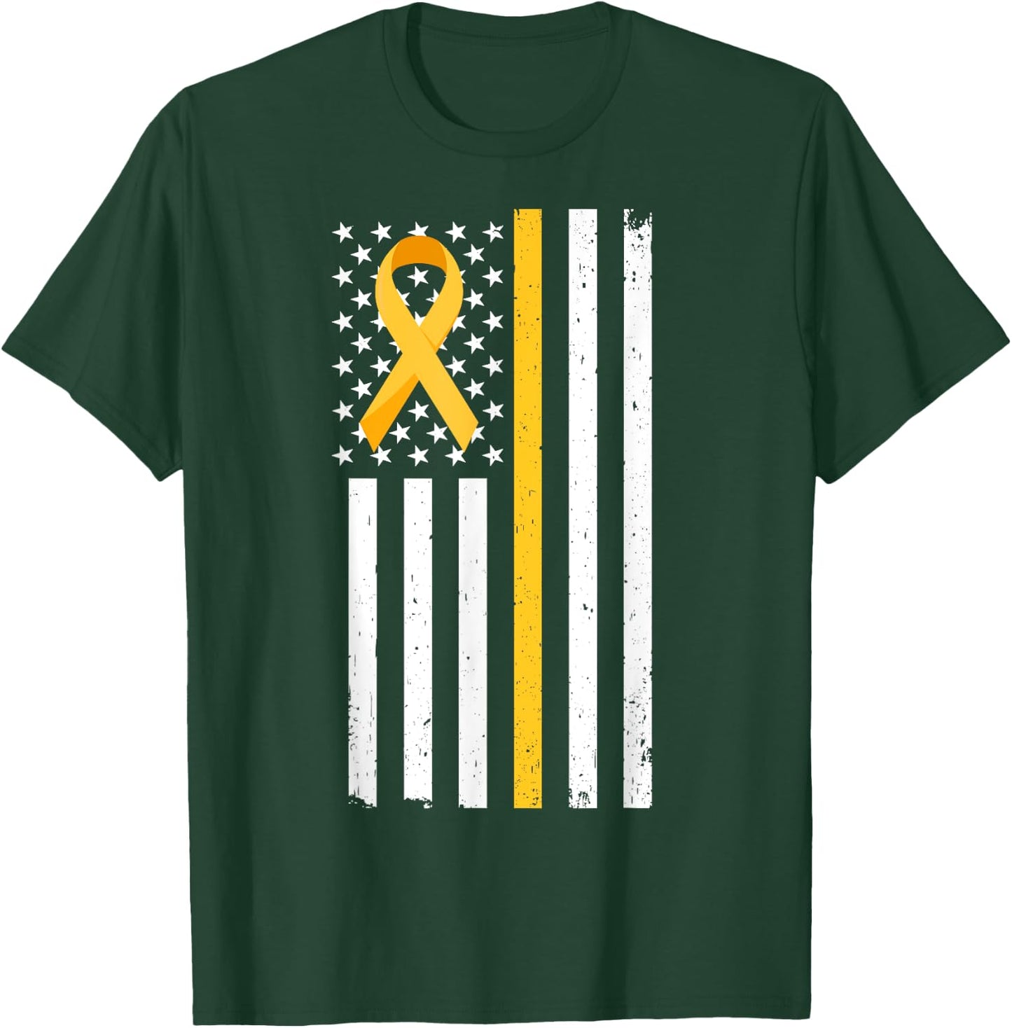 Childhood Cancer Awareness Month | In September We Wear Gold T-Shirt - T-Shirt | Forest