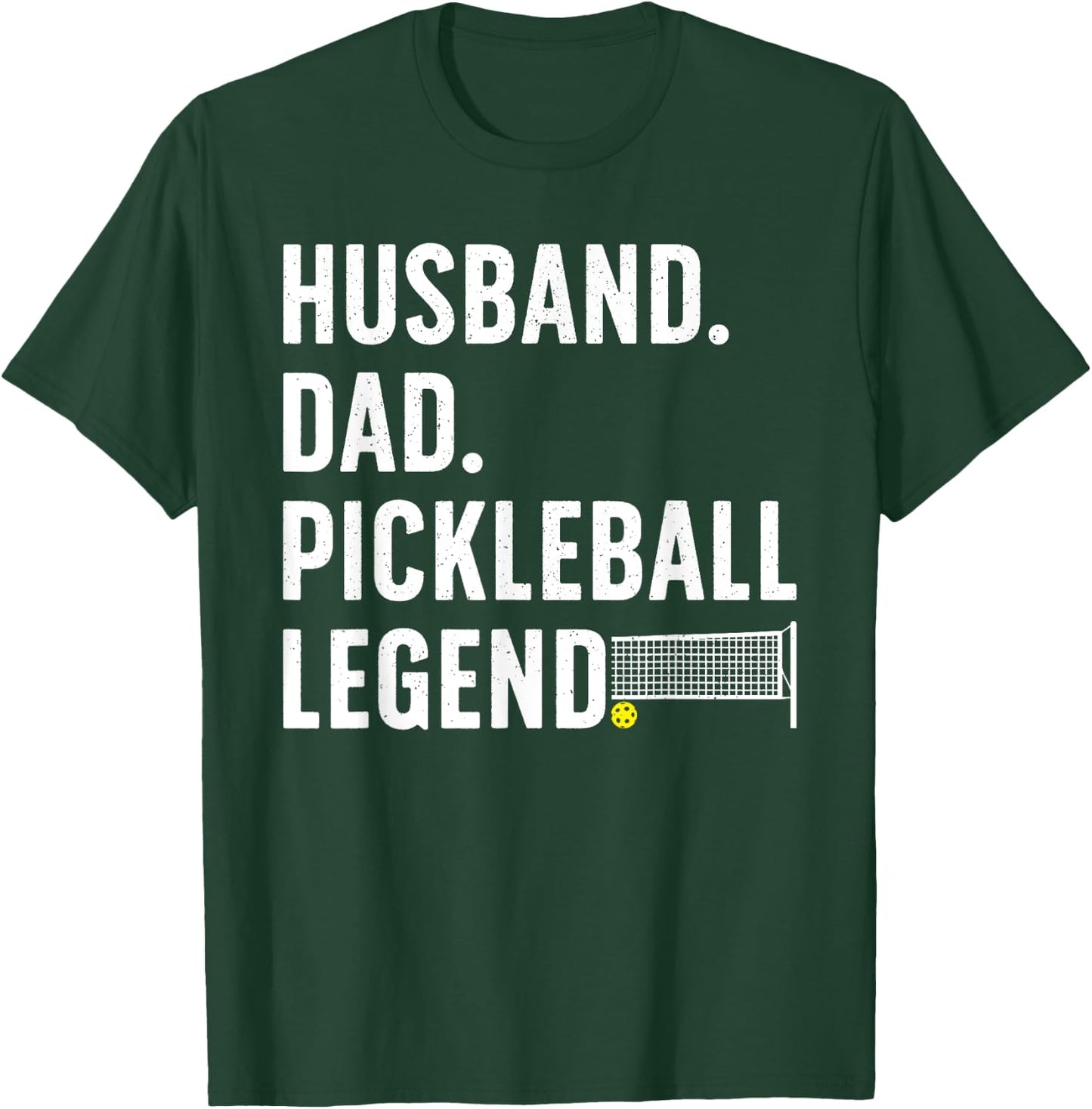 Cool Pickleball Design For Husband Dad Men Pickleball Player T-Shirt - T-Shirt | Forest