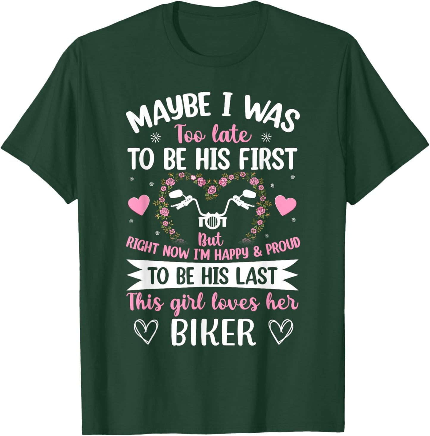 Biker wife this girl loves her biker husband anniversary T-Shirt - T-Shirt | Forest