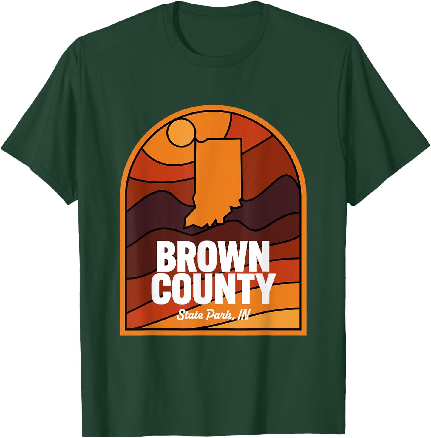 Brown County State Park Indiana T-Shirt - T-Shirt | Forest