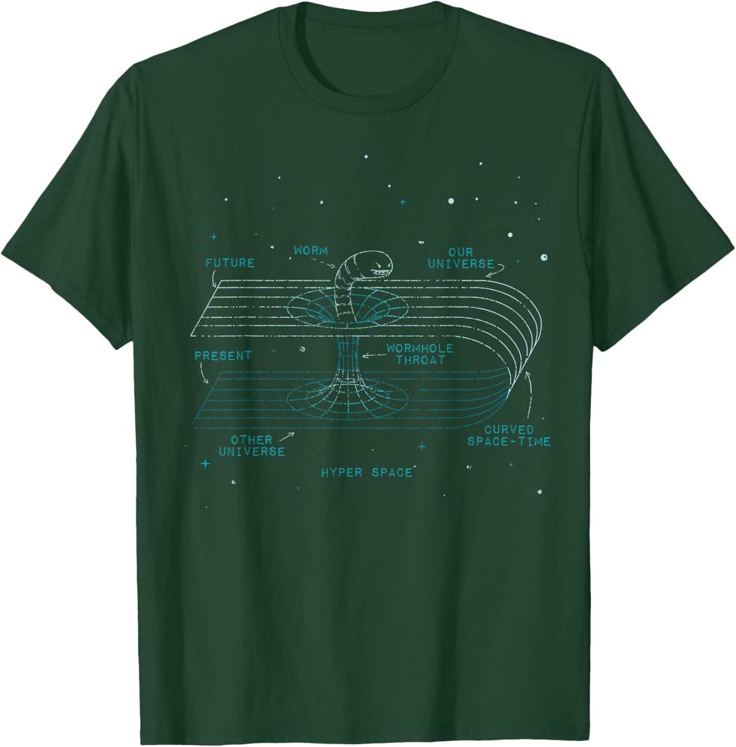 Physics Wormhole Time Travel Astrophysicists T-Shirt - T-Shirt | Forest