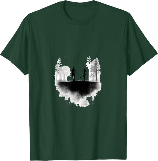 Golfer Couple Golf Player Golfing Couples Matching T-Shirt - T-Shirt | Forest