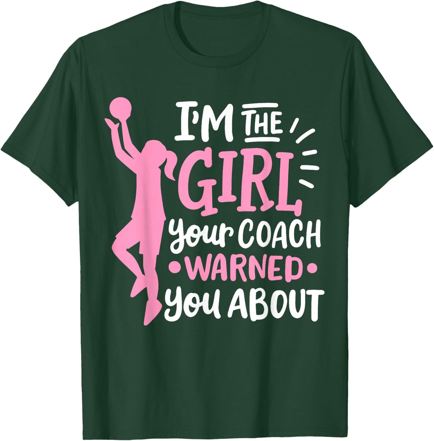 Basketball Girl T-Shirt - T-Shirt | Forest