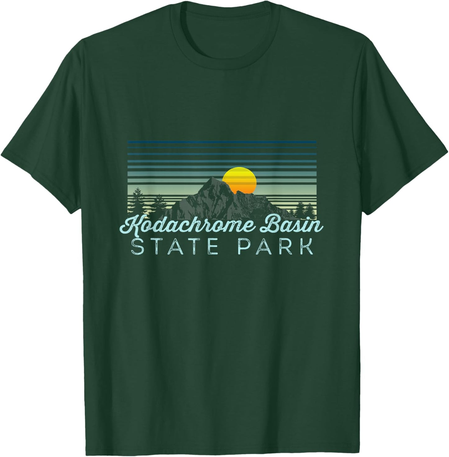 Kodachrome Basin State Park Retro Clothes & Gear - Souvenir T-Shirt - T-Shirt | Forest