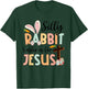 Silly Rabbit Easter Is For Jesus Christian Religious Cross T-Shirt - T-Shirt | Forest