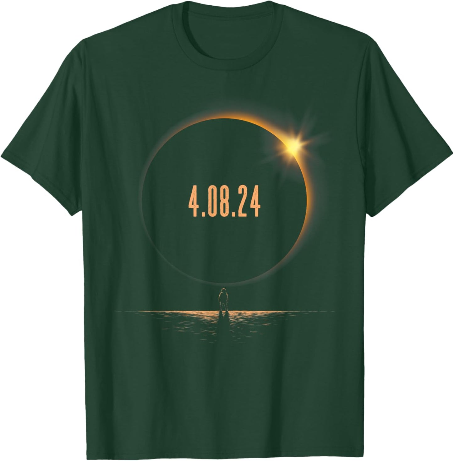America Totality 4.08.24 Adult Kids Total Solar Eclipse 2024 T-Shirt - T-Shirt | Forest