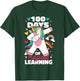 100 Days of Magical Learning 100th Day of School Unicorn T-Shirt - T-Shirt | Forest