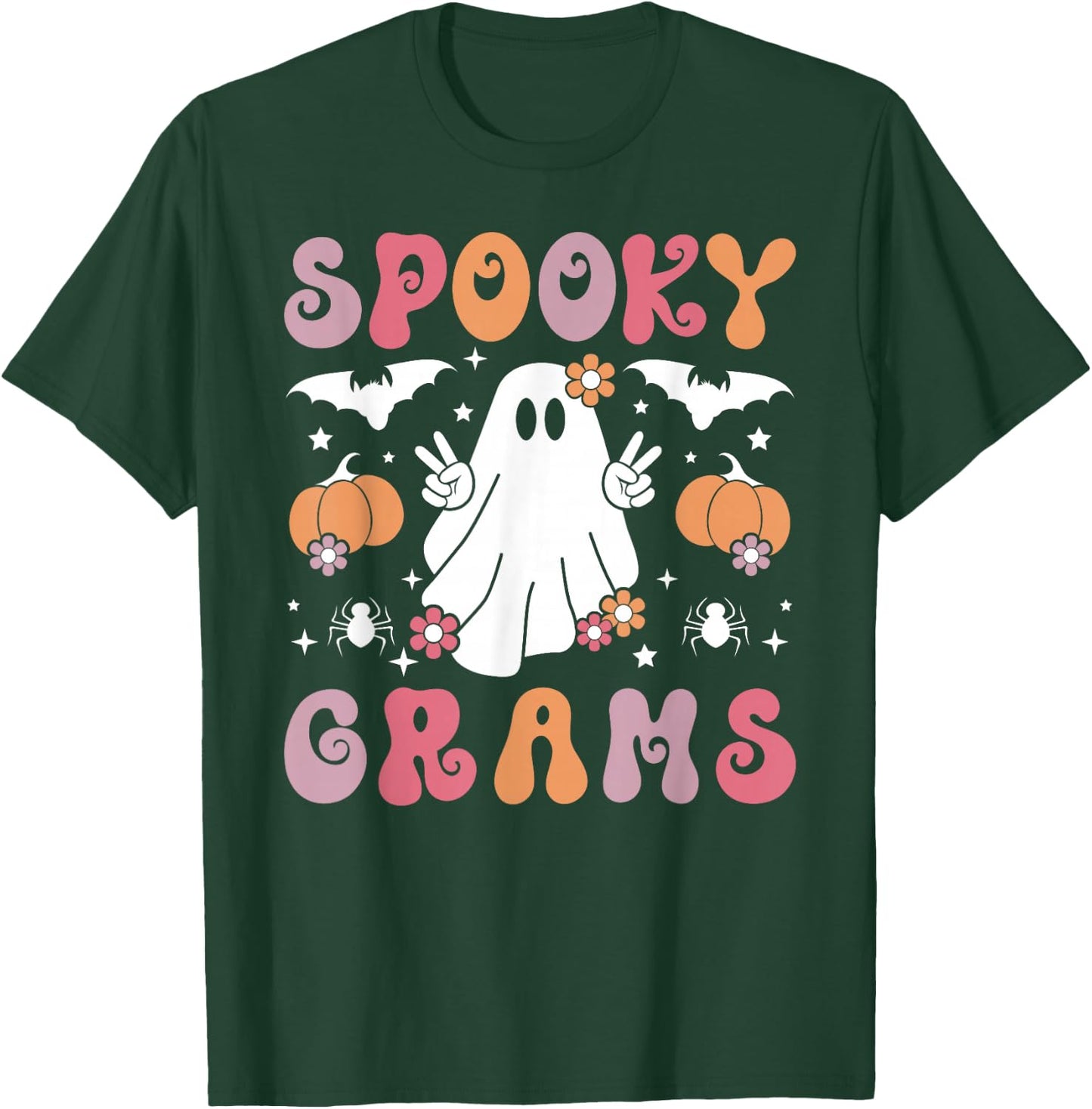 Spooky Grams Grandmother Halloween Grams Grandma T-Shirt - T-Shirt | Forest