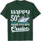 Happy 50th Anniversary Cruise Wedding 50 Years Old Couples T-Shirt - T-Shirt | Forest