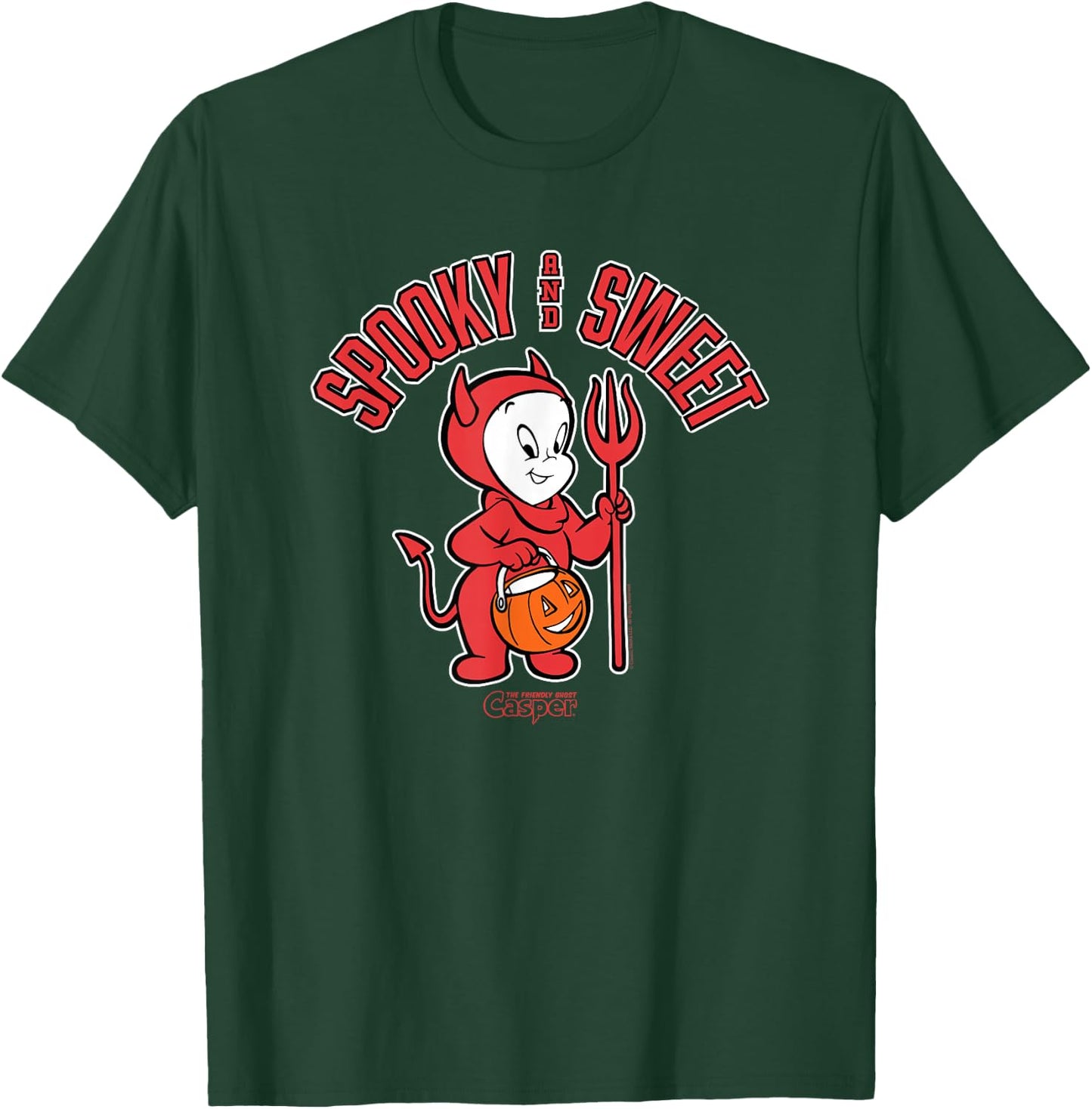 Casper the Friendly Ghost Halloween Spooky and Sweet T-Shirt - T-Shirt | Forest