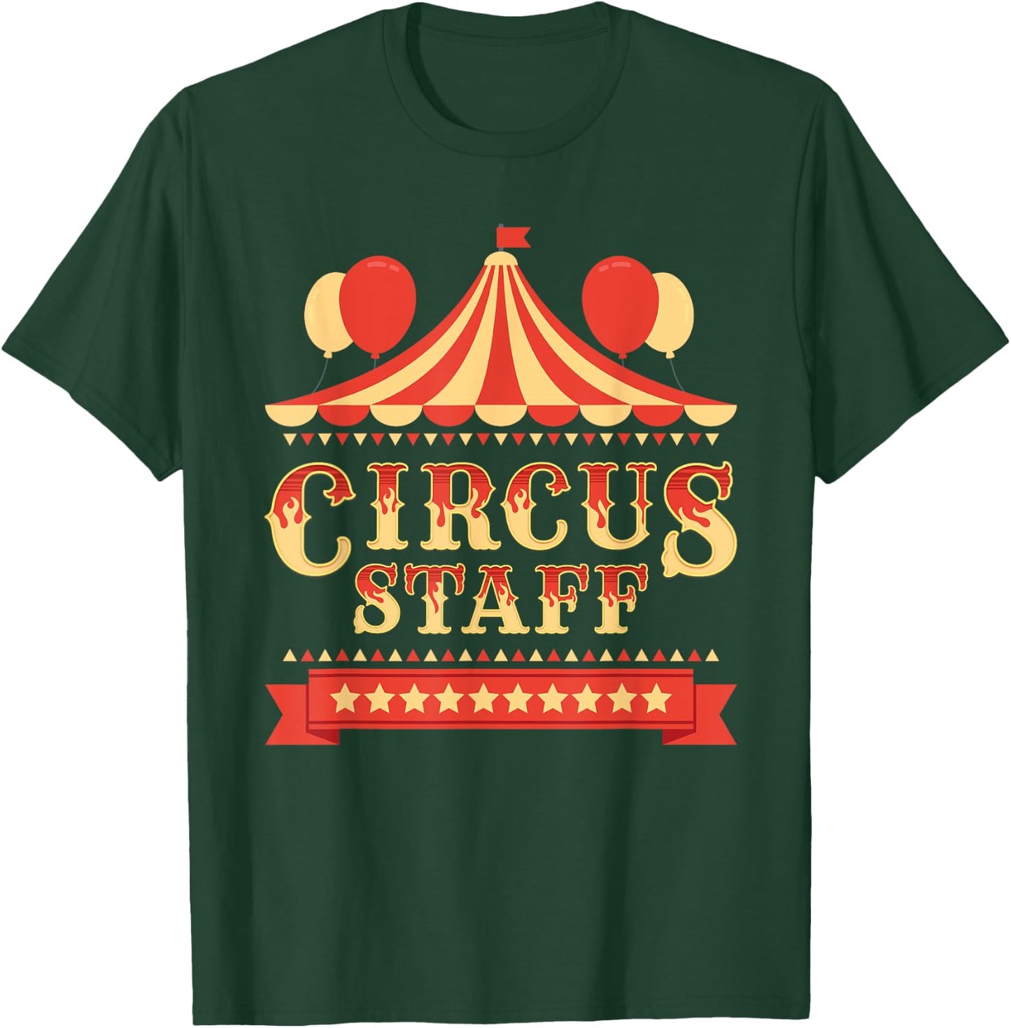 Circus Staff - Circus Birthday Party Circus Costume T-Shirt - T-Shirt | Forest